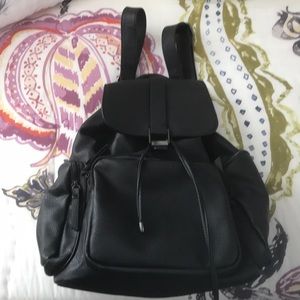 Top shop leather backpack worn 1x